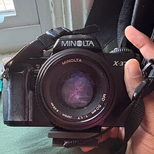 Minolta X-370 Black SLR Camera